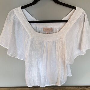 Philosophy Women's Flowy White Blouse